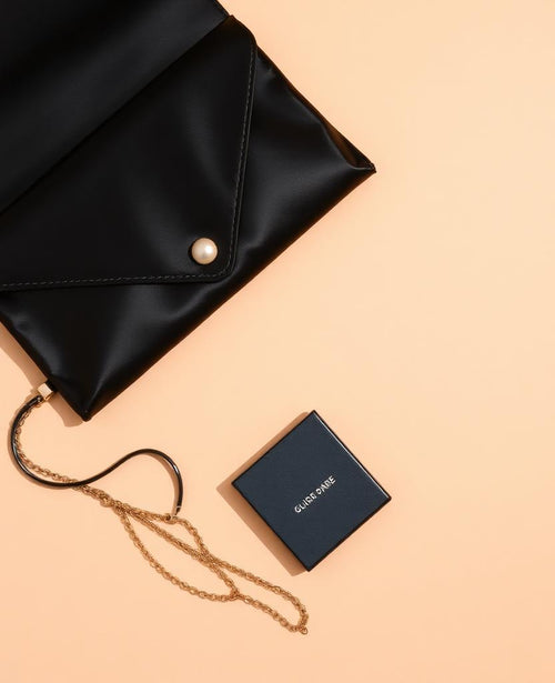 Caro Satin Envelope Clutch