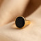 Onyx Gold Signet Ring
