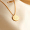 Lune Gold Disc Pendant