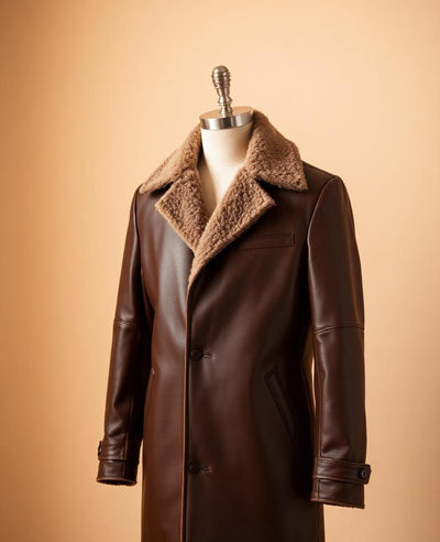Aldo Shearling-Collar Coat