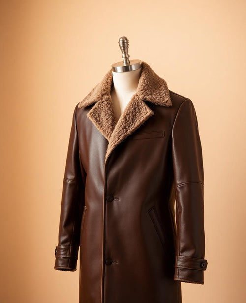 Aldo Shearling-Collar Coat