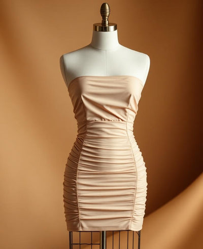 Sela Ruched Mini Dress