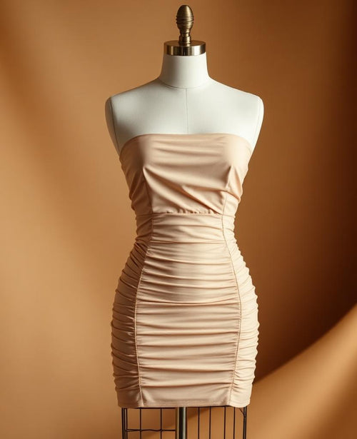 Sela Ruched Mini Dress