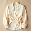 Anouk Silk Wrap Blouse