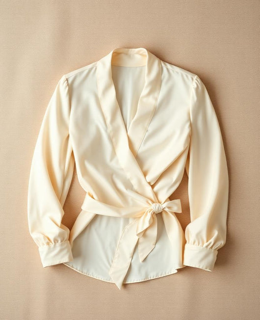 Anouk Silk Wrap Blouse