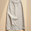 Vela Bias-Cut Satin Midi